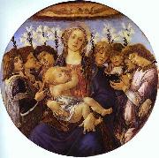 Sandro Botticelli Madonna and Child with Eight Angels oil painting